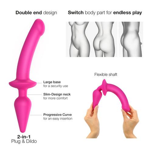 Switch Plug-in Dildo Color Fuchsia